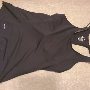 Large black Nike supported tank top